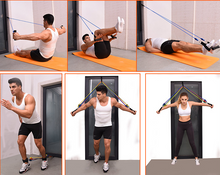 Load image into Gallery viewer, Fitness &amp; Workout Resistance Bands - ResiBands™ - 11-pcs/Set