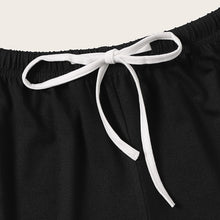 Load image into Gallery viewer, Graphics Tee &amp; Frilled Shorts Women Sleepwear Set (Sheiin®) - SAVE 50% TODAY ONLY