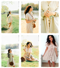 Load image into Gallery viewer, Women Cotton Linen Short Summer Dress (Simplee Korean Vestidos Dress®) - SAVE 50% TODAY ONLY