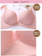 Load image into Gallery viewer, Deep U-Cup Seamless Push Up Wireless Bra (PmdTuKIIE®) - SAVE 50% TODAY ONLY
