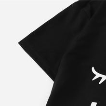Load image into Gallery viewer, Graphics Tee &amp; Frilled Shorts Women Sleepwear Set (Sheiin®) - SAVE 50% TODAY ONLY