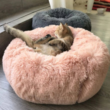 Load image into Gallery viewer, Super Soft &amp; Comfortable Pet Round Sleeping Cushion (Plushpet®) - SAVE 50% TODAY ONLY