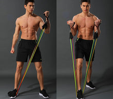 Load image into Gallery viewer, Fitness &amp; Workout Resistance Bands - ResiBands™ - 11-pcs/Set