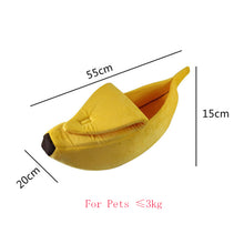 Load image into Gallery viewer, Cute Banana Portable Pet Bed (Pmd-bednana®) - SAVE 50% TODAY ONLY