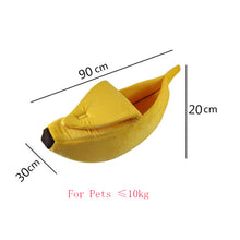Load image into Gallery viewer, Cute Banana Portable Pet Bed (Pmd-bednana®) - SAVE 50% TODAY ONLY