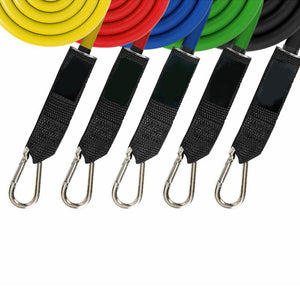 Fitness & Workout Resistance Bands - ResiBands™ - 11-pcs/Set