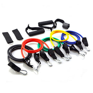 Fitness & Workout Resistance Bands - ResiBands™ - 11-pcs/Set