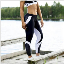 Load image into Gallery viewer, ULTRA-SMART Elastic Slim Mesh Pattern Print fitness Leggings® For Women Sporting Workout - SAVE 50% TODAY ONLY