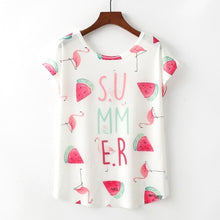 Load image into Gallery viewer, Women Summer Print Harajuku® Cute Tee Tops - SAVE 50% TODAY ONLY