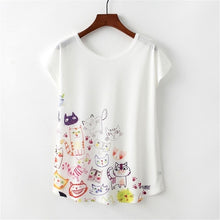 Load image into Gallery viewer, Women Summer Print Harajuku® Cute Tee Tops - SAVE 50% TODAY ONLY