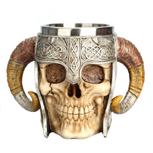 Load image into Gallery viewer, BADASS Horned Skull Mug® (Most Trending Product) - SAVE 50% TODAY ONLY