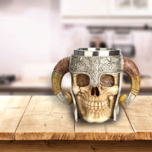 Load image into Gallery viewer, BADASS Horned Skull Mug® (Most Trending Product) - SAVE 50% TODAY ONLY
