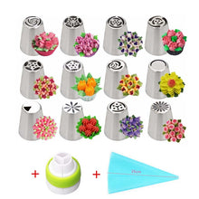 Load image into Gallery viewer, Russian Tulip Icing Piping Nozzles® (14-Pcs/1 Set) - SAVE 50% TODAY ONLY