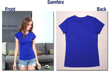 Load image into Gallery viewer, High Quality Plain Cotton T-Shirt® For Women - SAVE 50% TODAY ONLY