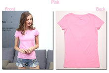 Load image into Gallery viewer, High Quality Plain Cotton T-Shirt® For Women - SAVE 50% TODAY ONLY