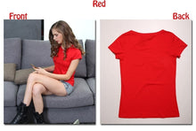 Load image into Gallery viewer, High Quality Plain Cotton T-Shirt® For Women - SAVE 50% TODAY ONLY