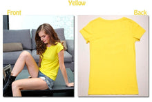 Load image into Gallery viewer, High Quality Plain Cotton T-Shirt® For Women - SAVE 50% TODAY ONLY