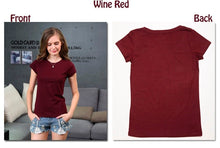 Load image into Gallery viewer, High Quality Plain Cotton T-Shirt® For Women - SAVE 50% TODAY ONLY