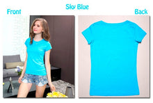 Load image into Gallery viewer, High Quality Plain Cotton T-Shirt® For Women - SAVE 50% TODAY ONLY
