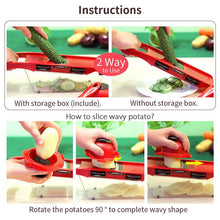 Load image into Gallery viewer, 6 In 1 Veggie Shredder/Chopper® (Most Trending Kitchen Product) - SAVE 50% TODAY ONLY
