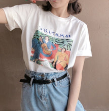 Load image into Gallery viewer, Vintage Print Women Cotton T-Shirt (T-Vanled®) - SAVE 50% TODAY ONLY