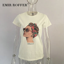 Load image into Gallery viewer, EMIR-ROFFER® Cool Print Women Cotton T-shirts (2019 Most Selling Women T-shirt) - SAVE 50% TODAY ONLY